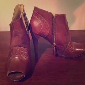 Peep Toe Shoe Boots.